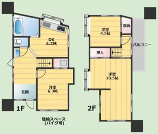 大阪府豊中市柴原町5丁目【一戸建】の間取り