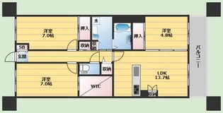 ファイブレジデンス西緑丘【3階】の間取り