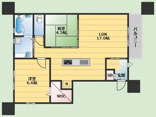 たまきC棟【1階】の間取り