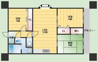 メゾン楓【2階】の間取り