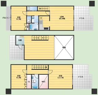 ゼファーヒルの間取り
