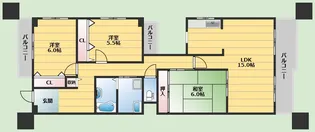 グランドローエ【3階】の間取り