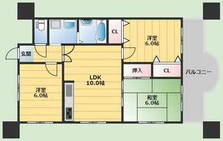 グレイス泉丘【5階】の間取り