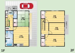 大阪府箕面市坊島4丁目【一戸建】の間取り