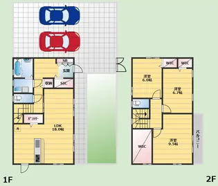 大阪府豊中市向丘2丁目【一戸建】の間取り