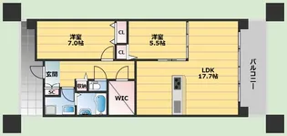 ドルフコートK【3階】の間取り