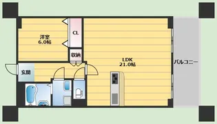 ヴィラ桃山台【4階】の間取り
