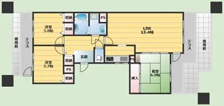ロイヤル豊中玉井町【1階】の間取り