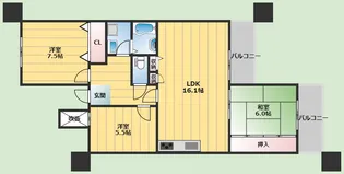 アーバンパーク緑地公園【4階】の間取り