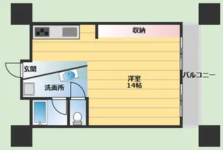 高木マンション【3階】の間取り