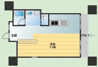 高木マンション【101号室】の間取り