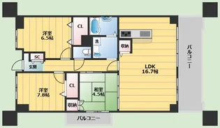ロフティ少路【2階】の間取り