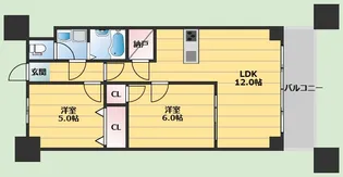 MSヒルズ千里丘サウス【4階】の間取り