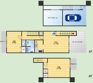 ゼファーヒルの間取り