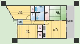 GranPino柴原【2階】の間取り