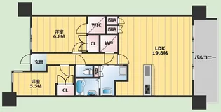 ブランズ桃山台【8階】の間取り