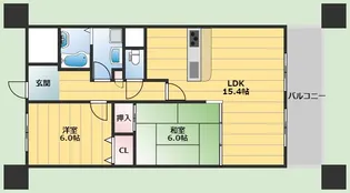 西緑丘プラザビル【3階】の間取り
