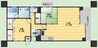 池田天神アーバンリズ【2階】の間取り