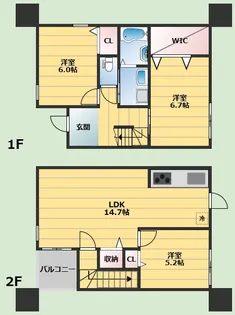 Sunlit箕面の間取り