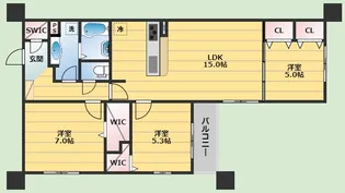 SAKURA NINETY【2階】の間取り