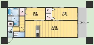 D-residence宇保町【1階】の間取り