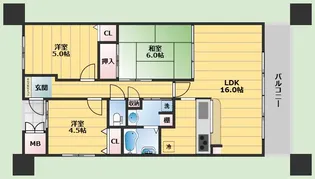 Minoo Hills【2階】の間取り
