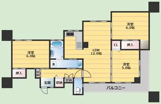 レジデンス藤白台【2階】の間取り
