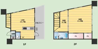 STEP IN HOUSE【2階】の間取り