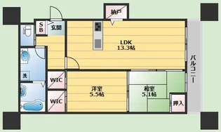 Garden crest箕面船場【1階】の間取り