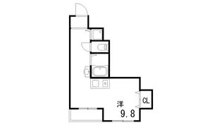 パラツィーナ和上町【7階】の間取り