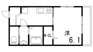 ルシエル城ケ堀【3階】の間取り