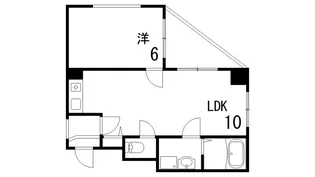 ハイグレード谷五【2階】の間取り