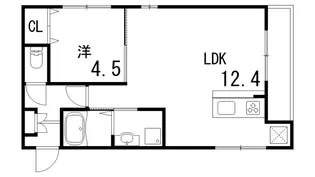 HCフラッツ国玉ガーデン【2階】の間取り