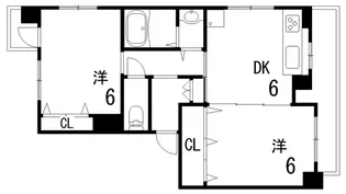 サンヴェール青谷【3階】の間取り