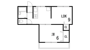 六甲アビタシオン【5階】の間取り