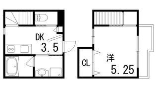 フォルビート六甲【1階】の間取り