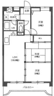 カウリー芦屋【2階】の間取り