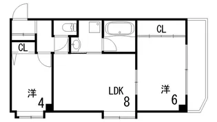 サンビルダー青谷【2階】の間取り
