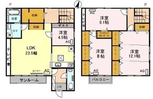 ウェルフェア魚崎【1階】の間取り