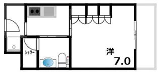 芦屋精道町アネックス【4階】の間取り