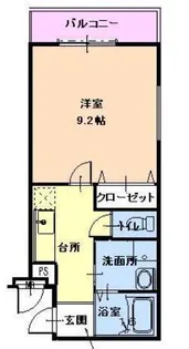 フジパレス御影WEST【2階】の間取り