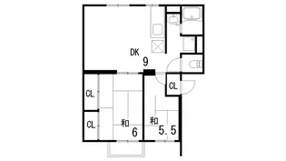 シャネル大原【2階】の間取り
