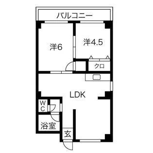マンションエイト【2階】の間取り