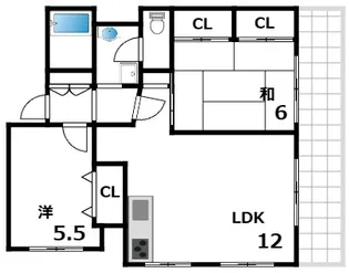 センターヒル岡本【7階】の間取り