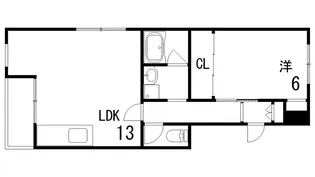 ヴィラオークラ【1階】の間取り