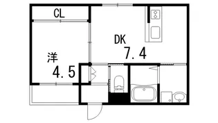 グランメール芦屋南宮町【2階】の間取り
