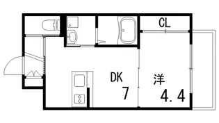グランメール芦屋南宮町【3階】の間取り