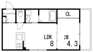 グランメール芦屋南宮町【1階】の間取り