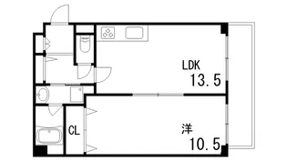 メインステージ御影【4階】の間取り
