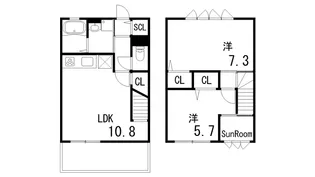 メゾンドブーケの間取り